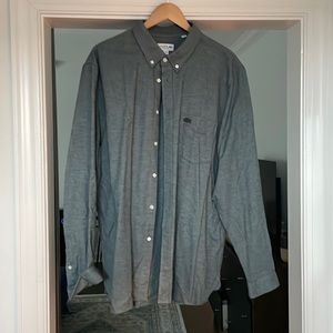 Heather Green Lacoste Button Up